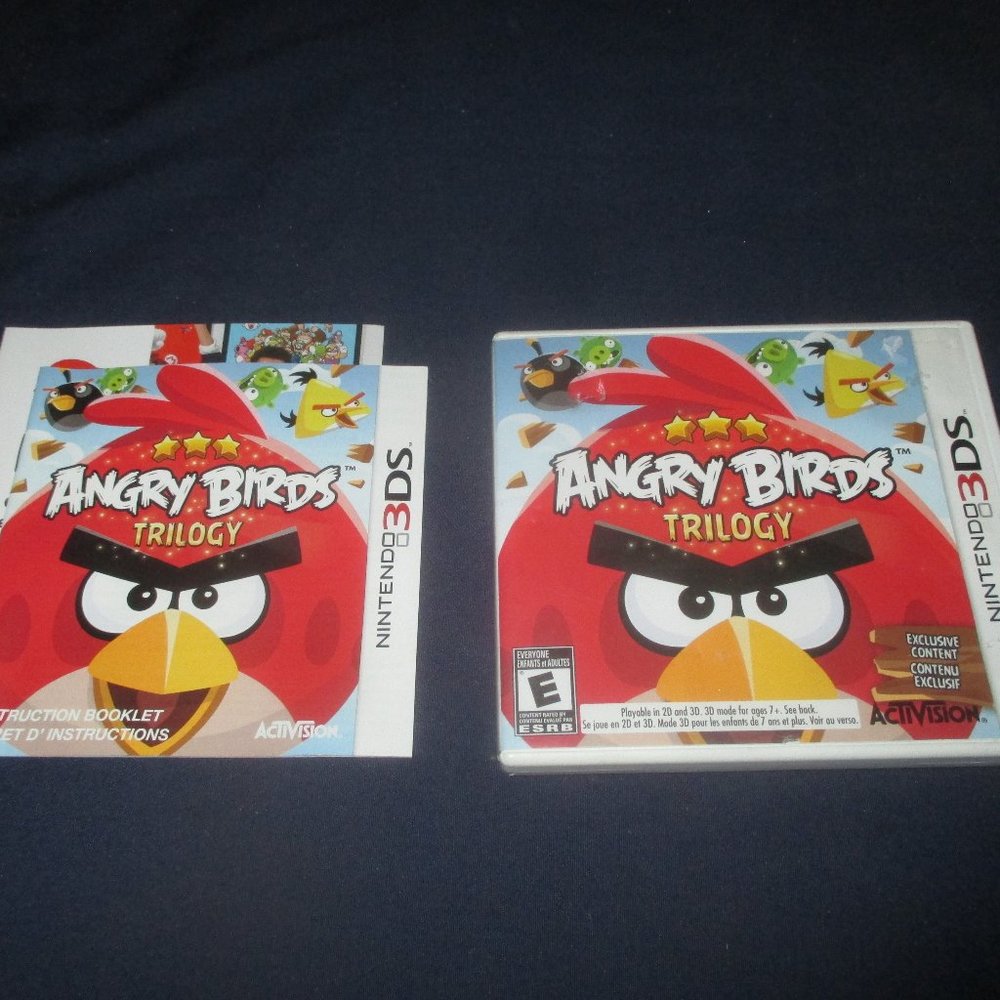 Angry Birds Trilogy (Nintendo 3DS, 2012) Complete